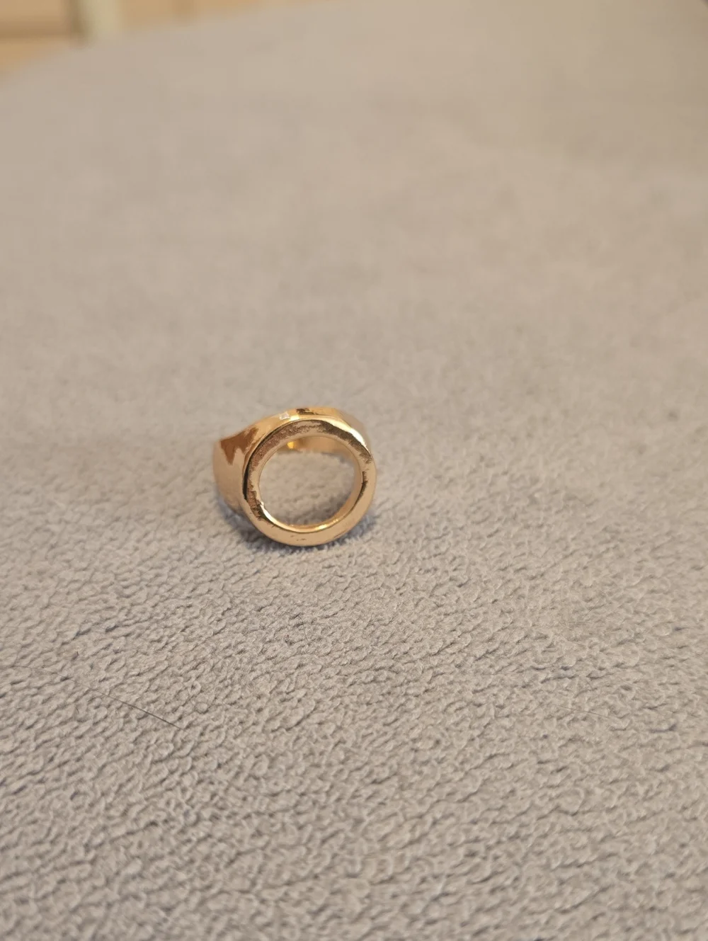 Gold Open Circle Statement Ring - Women Jewelry